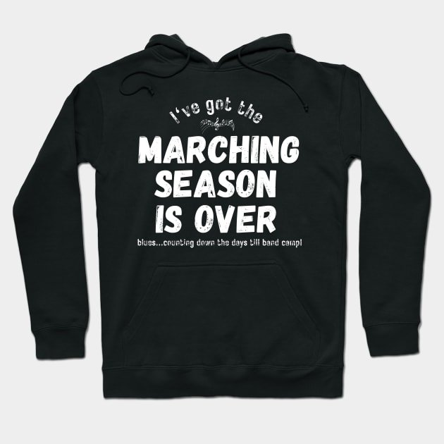 Marching Band Season Blues Hoodie by MalibuSun